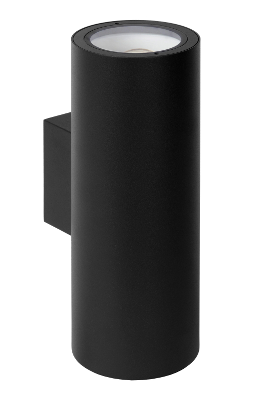 Lucide Volantis 2 wandlamp buiten IP54 zwart