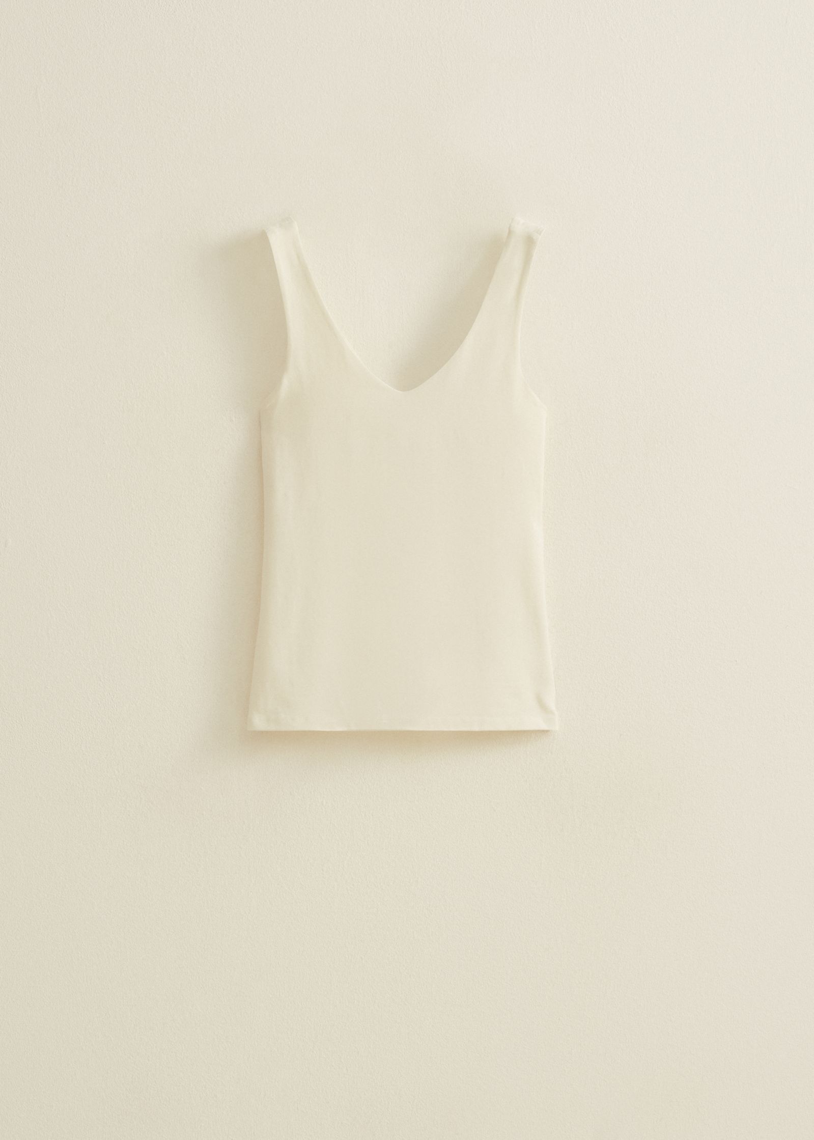 Basic singlet met v-hals