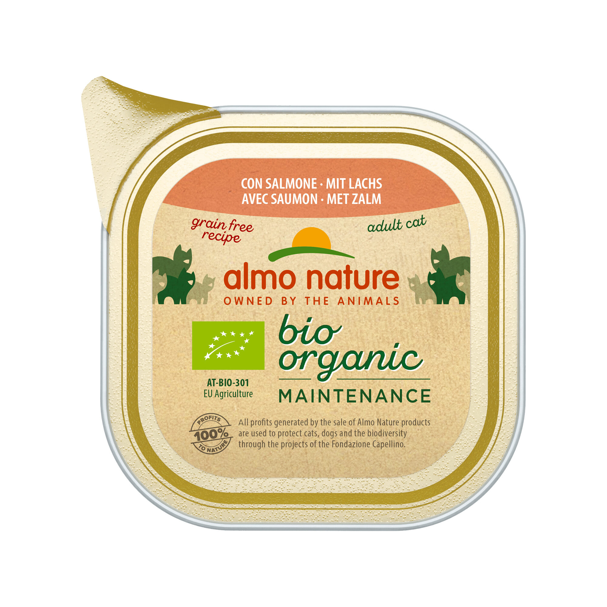 Almo Nature Bio Organic Maintenance Kattenvoer - Zalm