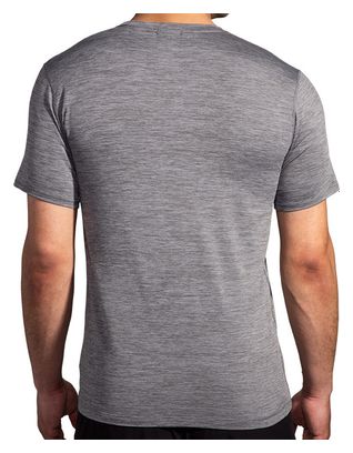 Maillot manches courtes Brooks Luxe Run Gris Homme