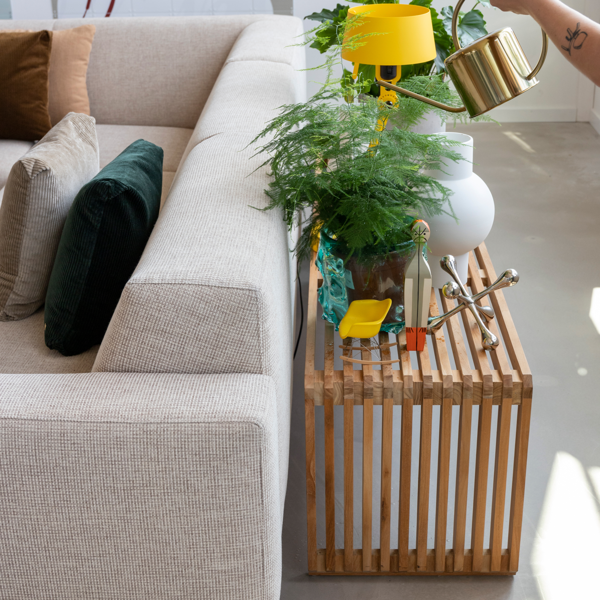 Eetkamerbank Slatted Teak 160 cm
