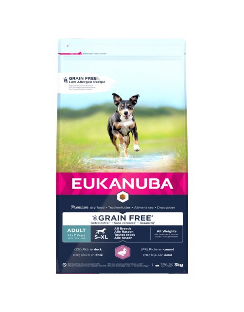 Eukanuba Adult Grain Free Eend - Hondenvoer