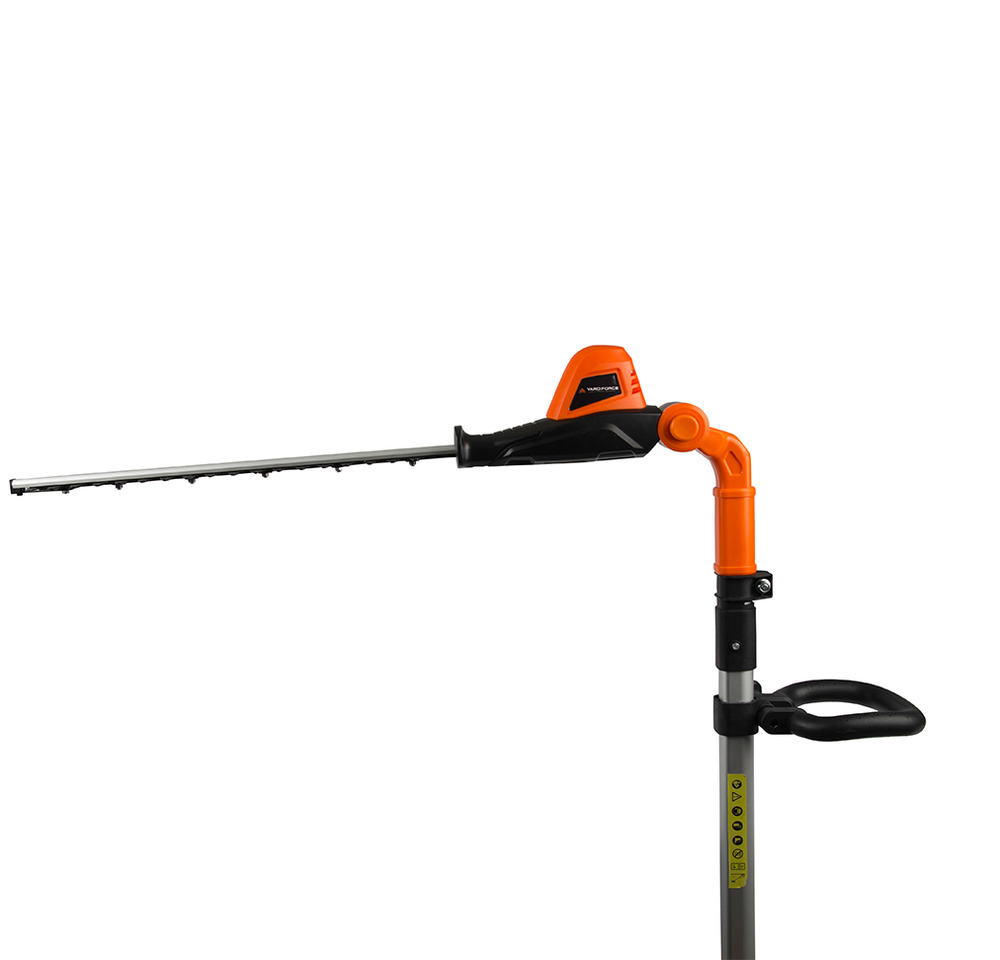 Yard force - taille-haies téléscopique sans fil 20v avec tête réglable, lame 41cm, batterie li-ion et chargeur - lh c41a