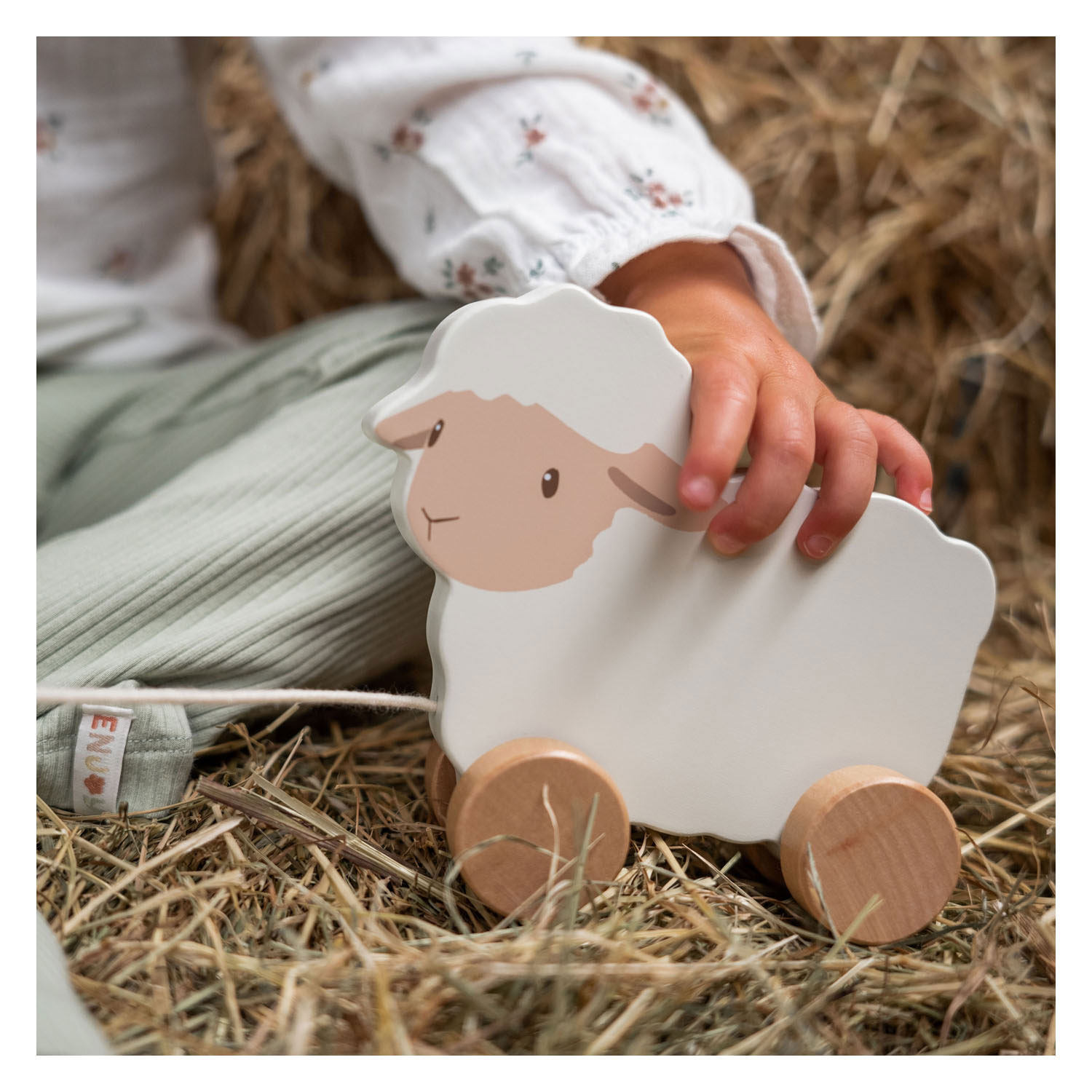 Little Dutch Houten Trekdier Schaap