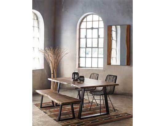 CONCEPT1 - Table de salle à manger Artur acacia 200 x 95 x h77 cm