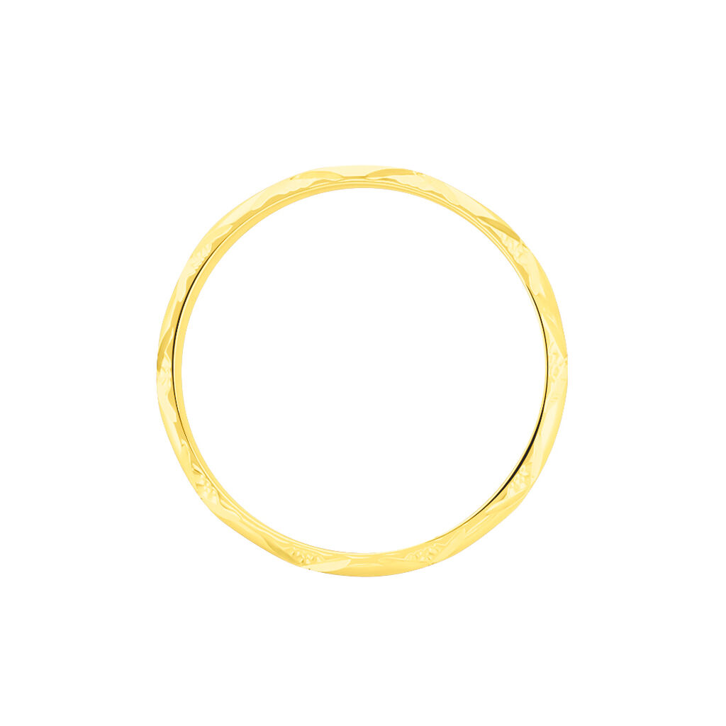 Alliance Harmonie Demi Jonc Classique Or Jaune