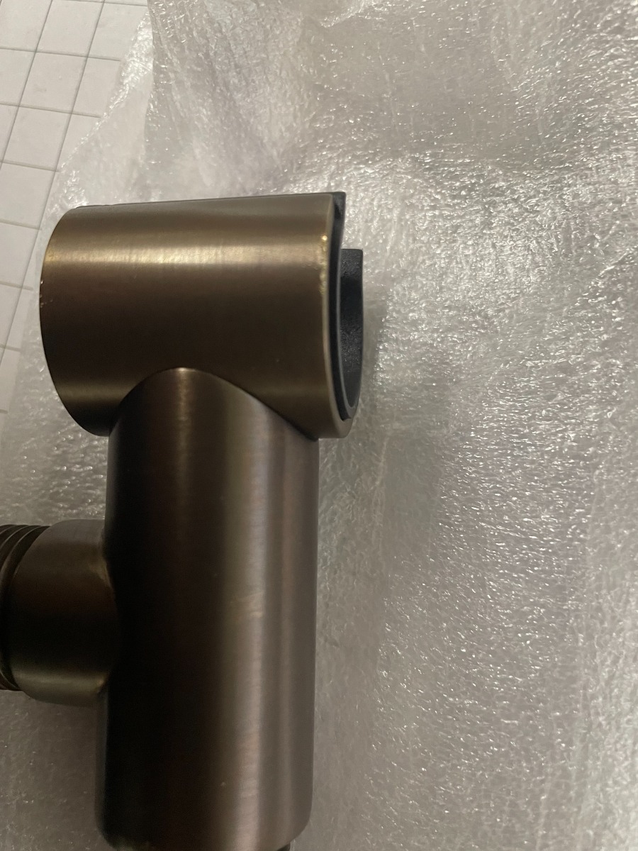 SCHADEMODEL: Hotbath Cobber Wandsteun met doucheaansluiting Verouderd Messing M515