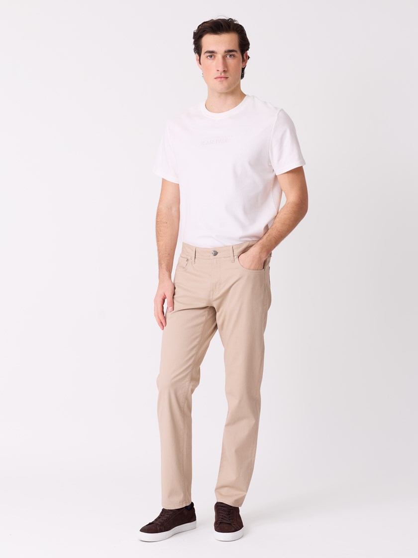 Leroy 5-pocket twill Plaza Taupe