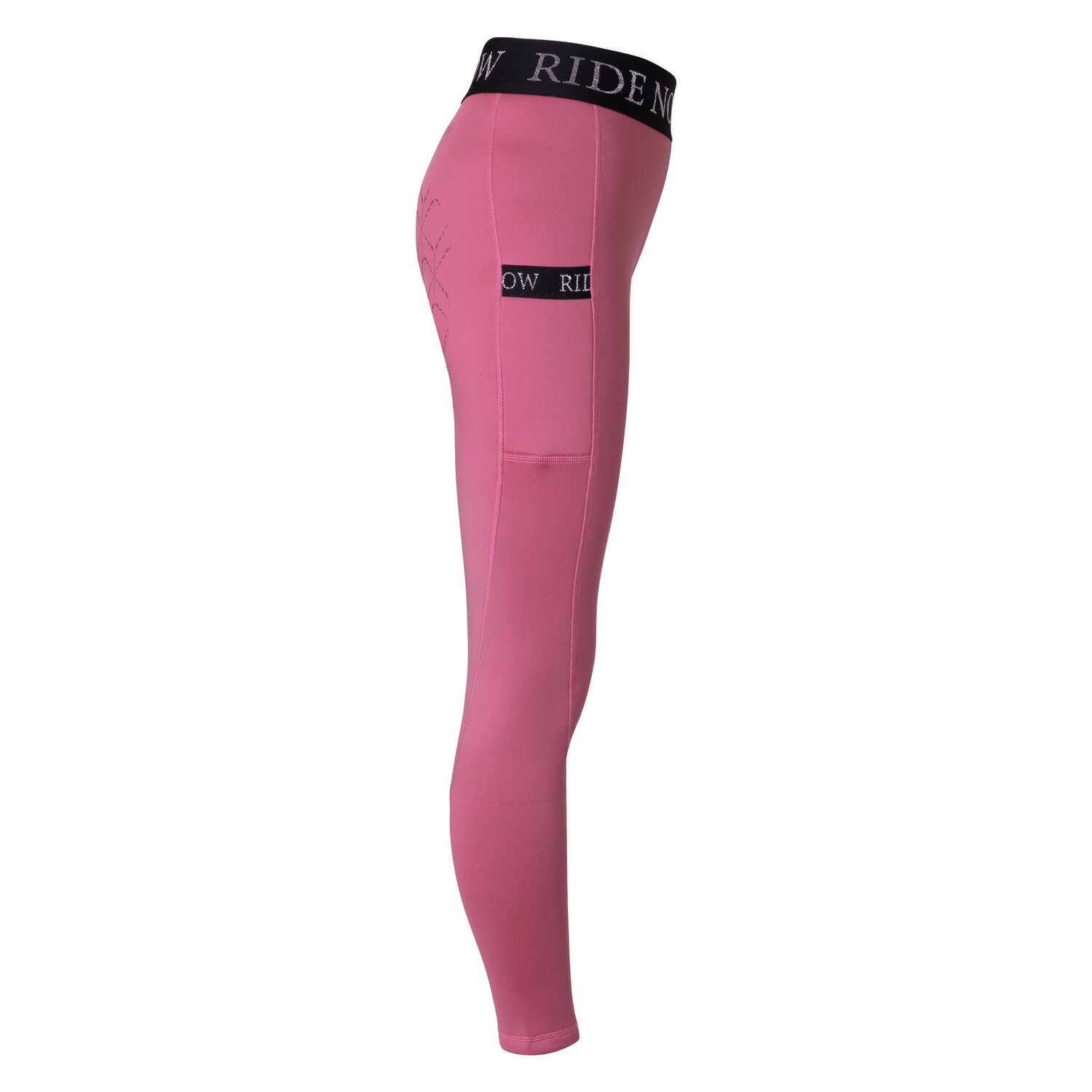 RIDE now Thermo-Reitleggings  - violet rose