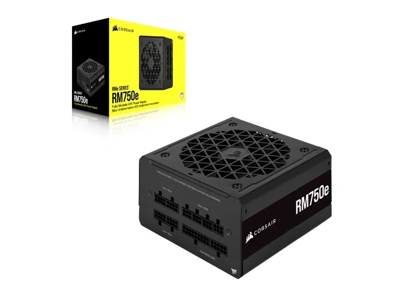 CORSAIR RMe Series RM750e - Strømforsyning (intern) - ATX12V 3.0/ EPS12V - 80 PLUS Gold - AC 100-240 V - 750 Watt - Europa