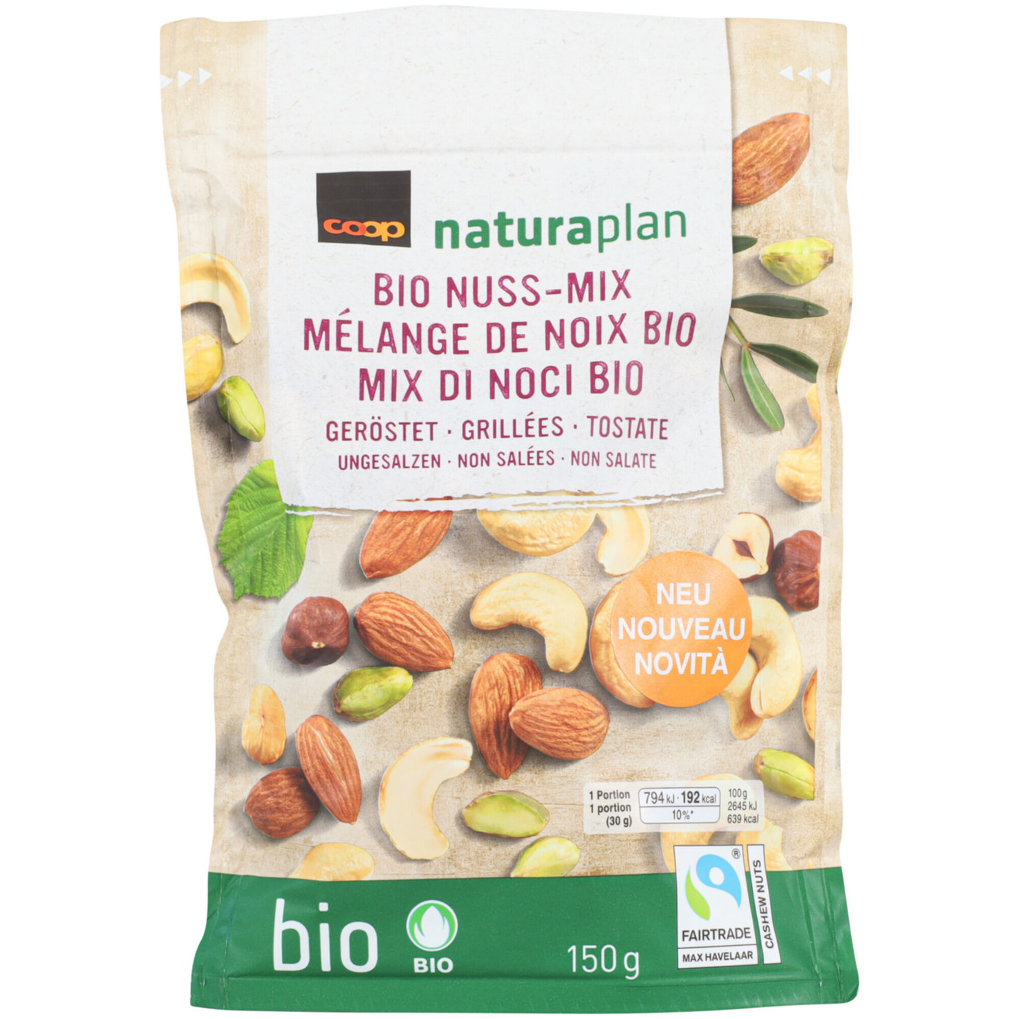 Naturaplan Bio Nuss-Mix geröstet