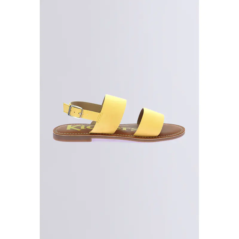 Kick diams Jaune SANDALES Cuir Femme