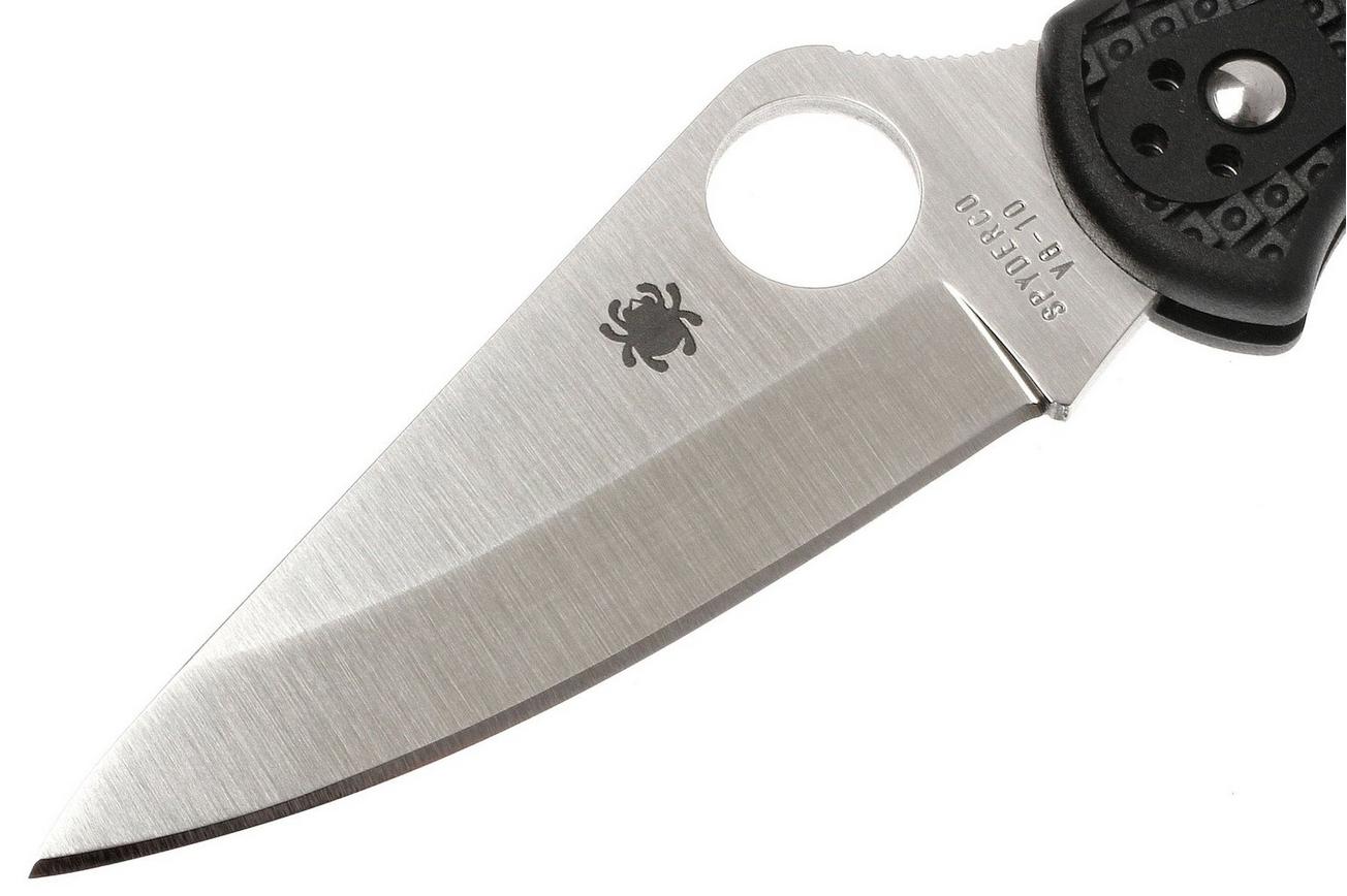 Spyderco Delica 4 C11PBK saber grind zakmes