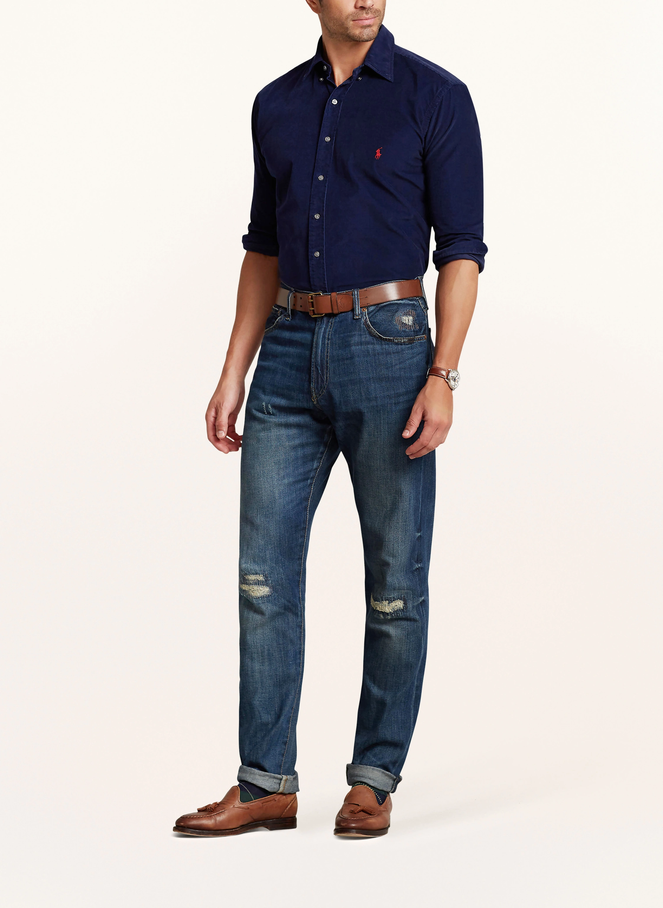 POLO RALPH LAUREN Big & Tall Cordhemd Classic Fit