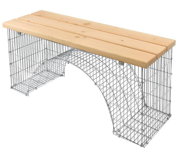 bellissa Sitzbank Bogengabione, 125 x 45 x 54