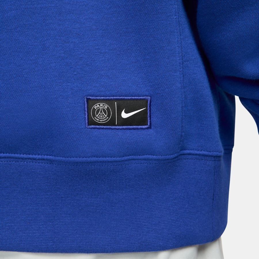 Paris Saint-Germain Sweat à Capuche NSW Club - Bleu Royal/Blanc