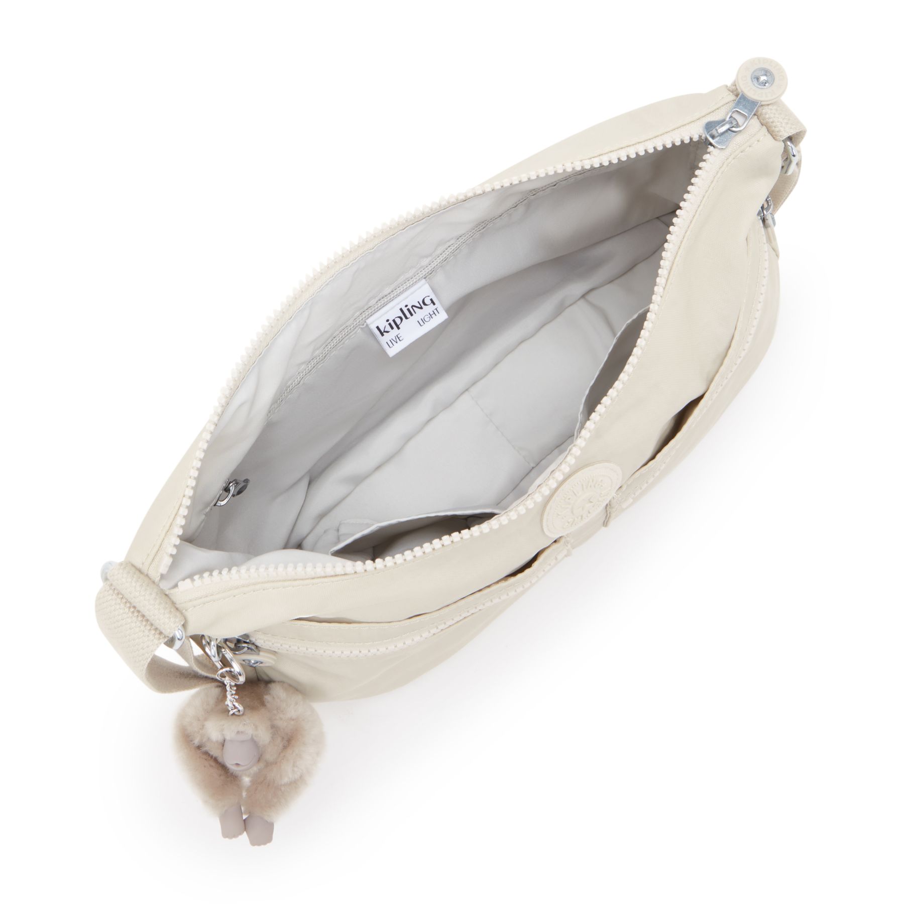 IZELLAH Sac Épaule à Bandoulière Taille Moyenne  - Beige Pearl