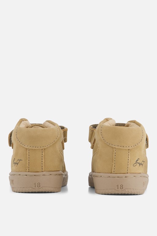 Shoesme Babyschoenen Veterboots beige Leer