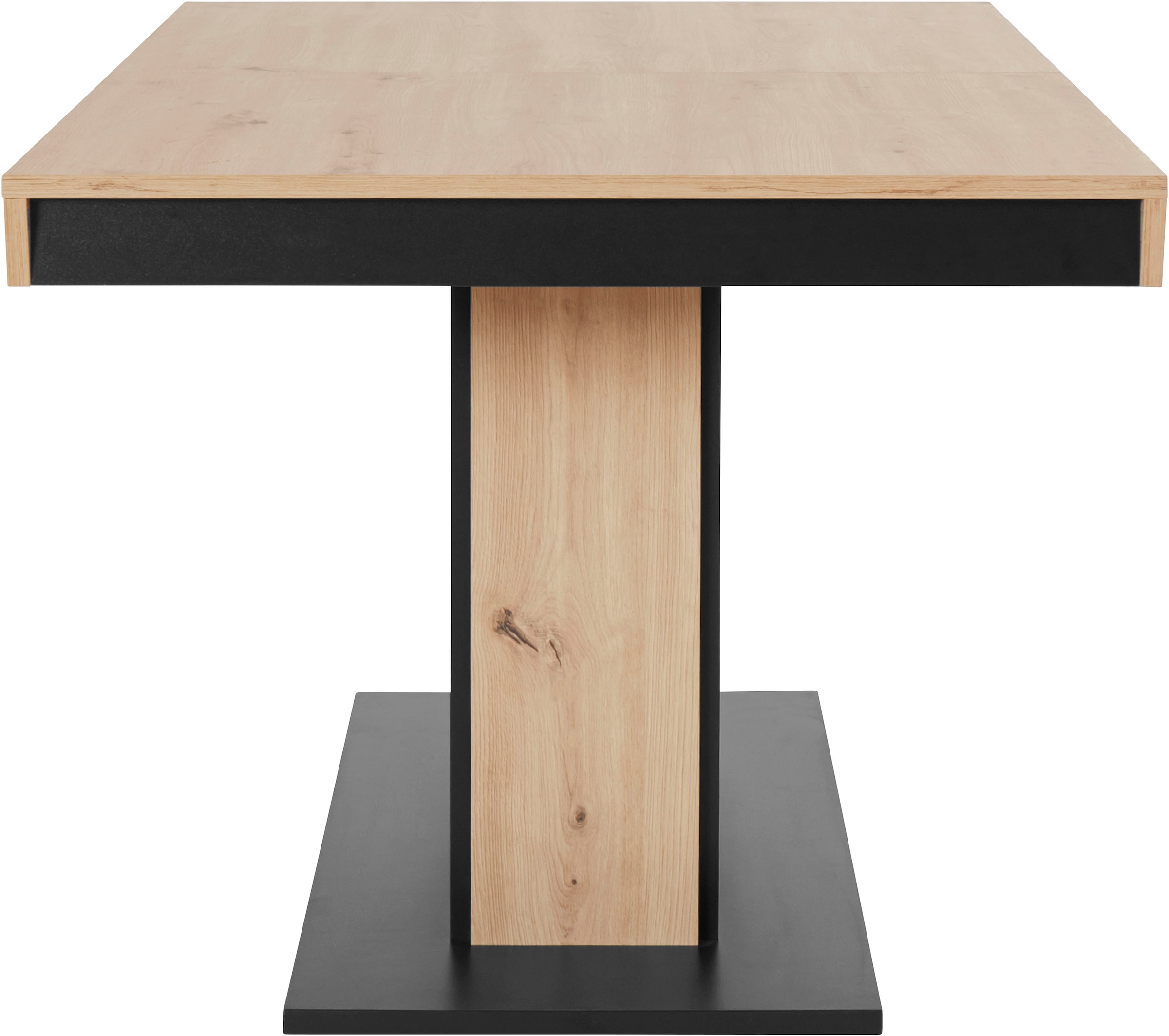 HELA Säulen-Esstisch Synchronauszug 140-180-220cm