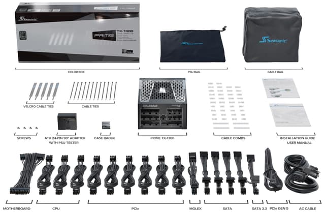 Seasonic PRIME TX-1300 1300W strømforsyning