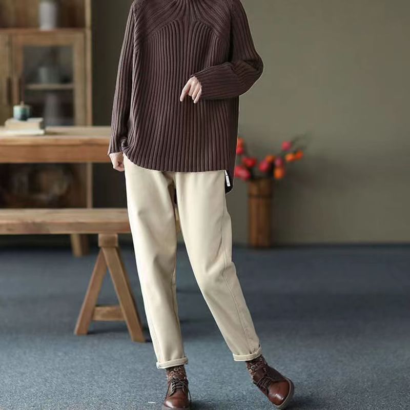 Everose - Elastische tailleband met taps toelopende pijpen
