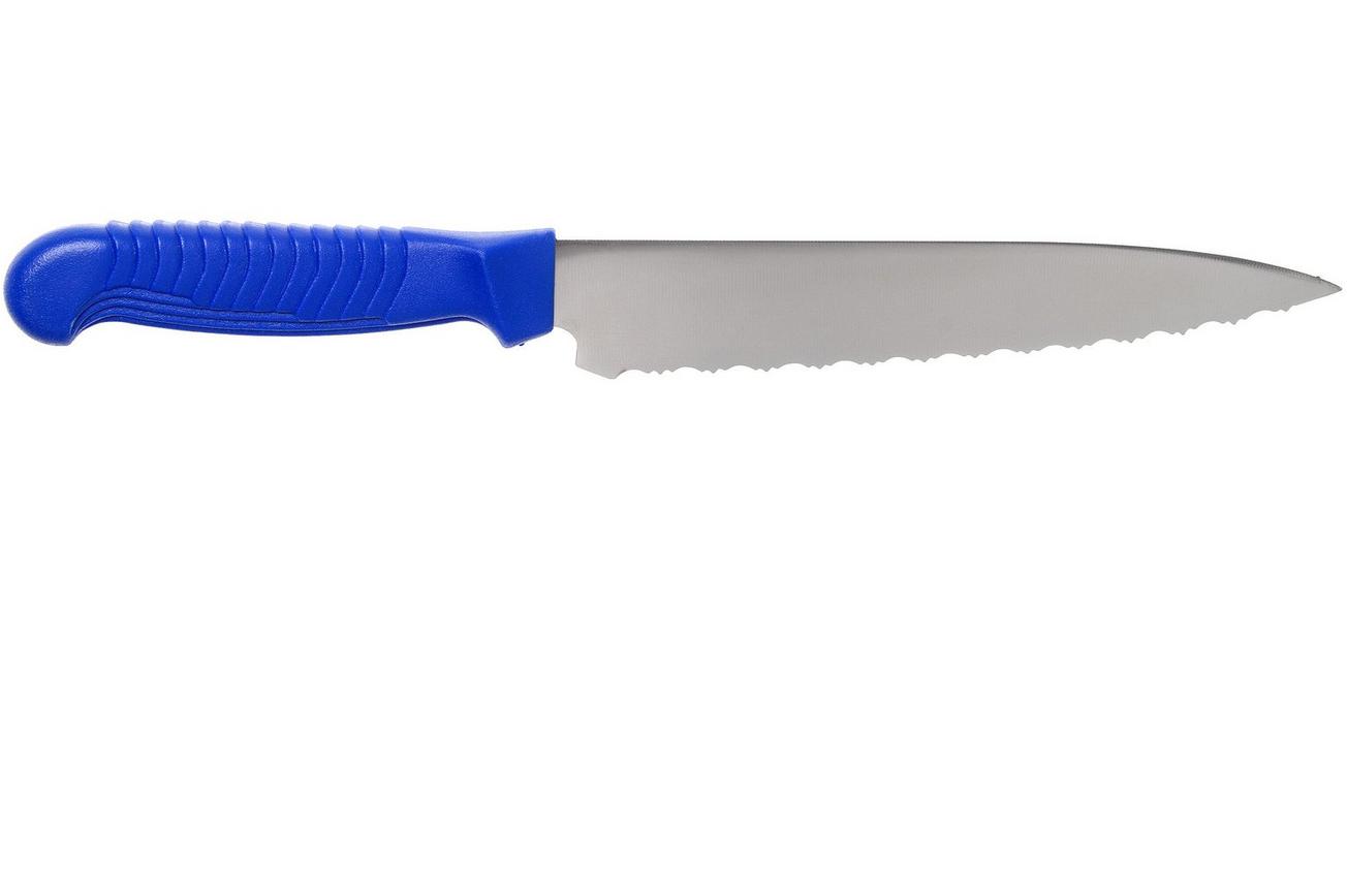 Spyderco K04SBL universeelmes 16.5 cm, blauw gekarteld