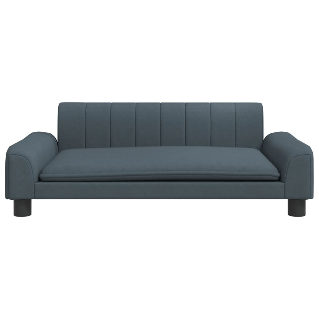 Cama para cães vidaXL em tecido cinza escuro, 70x45x30 cm