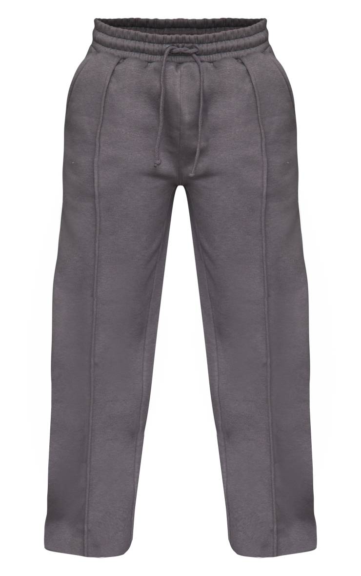 Steel Blue Jogging Petite À Jambes Larges Avec Détails De Coutures