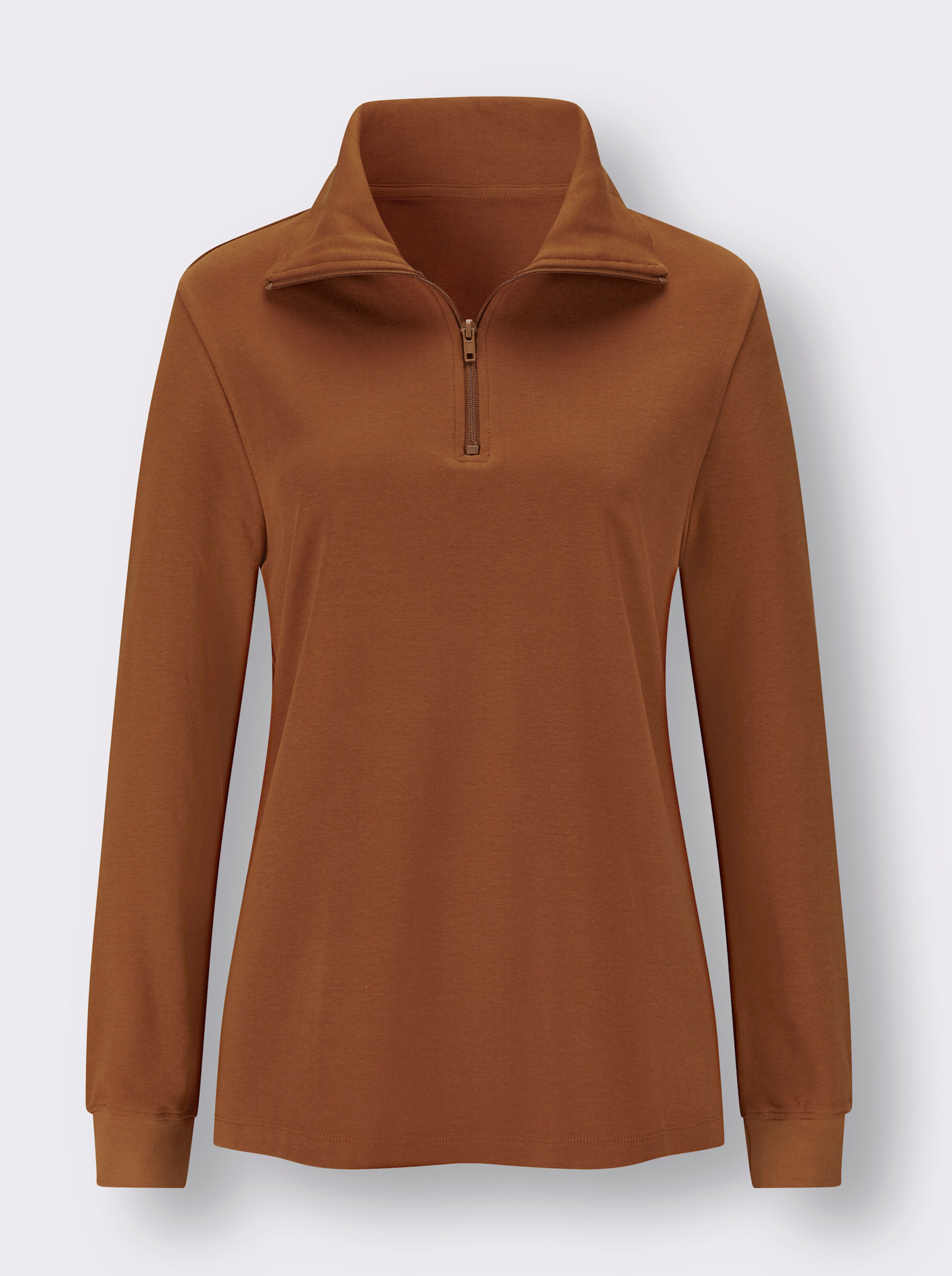 Sweatshirt mit Reißverschluss
