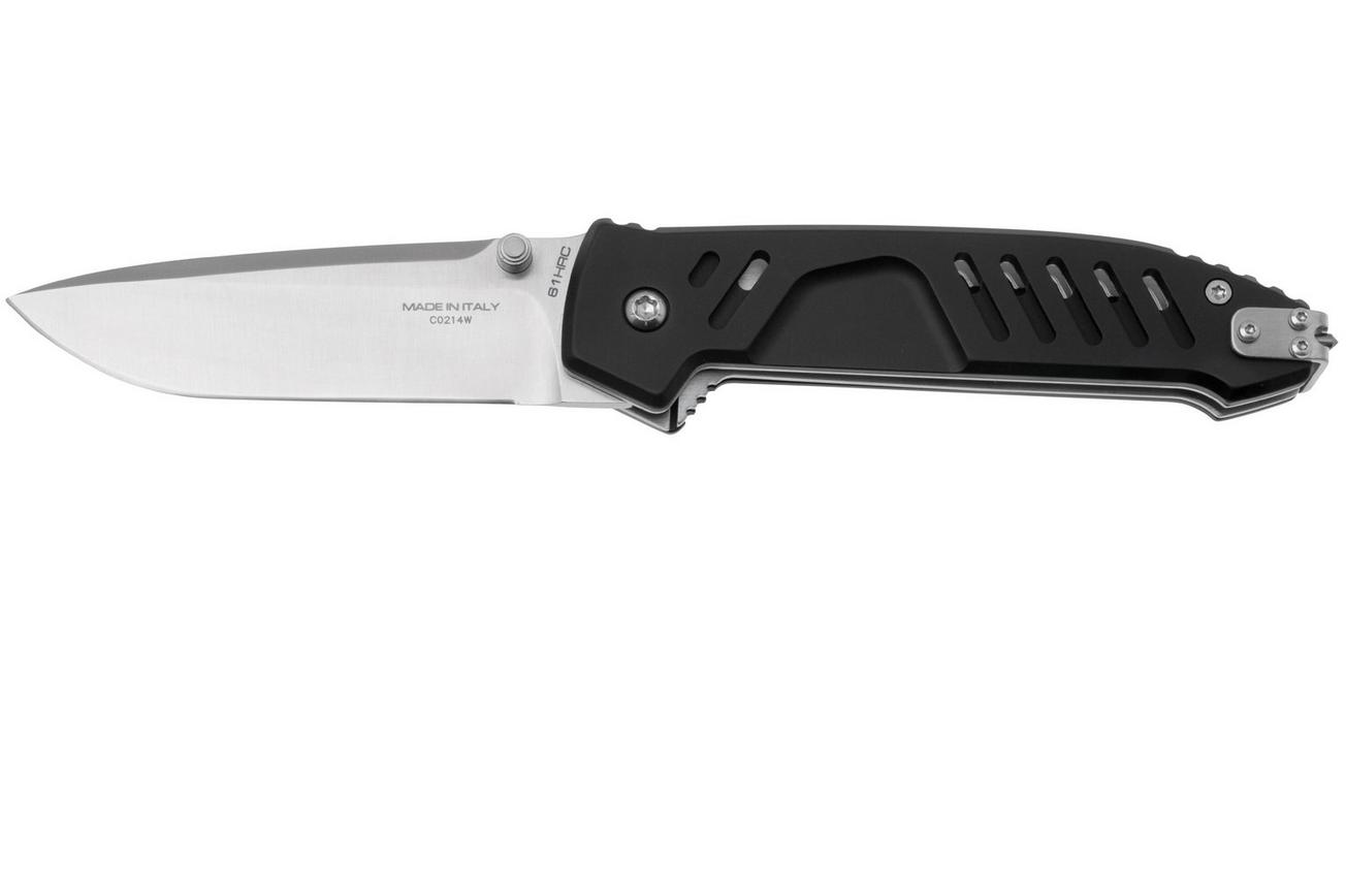 Extrema Ratio MF1 EVO D 04.1000.0232/M3/SAT/BLK, Satin M390, Black Aluminum zakmes