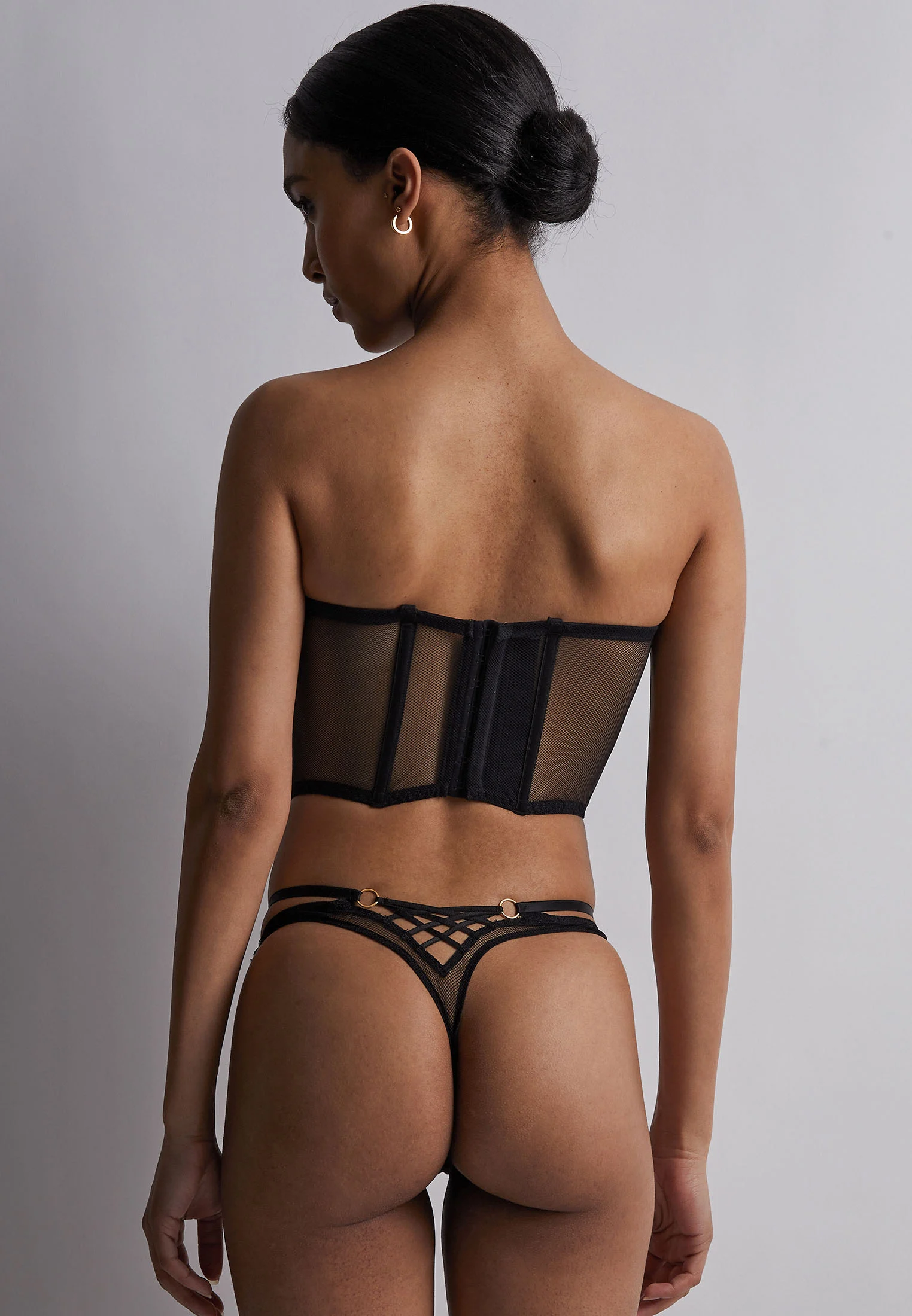 L'INDOMPTABLE - Culotte tanga | Noir