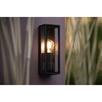 Lucide Dukan Wandlamp Buiten zwart