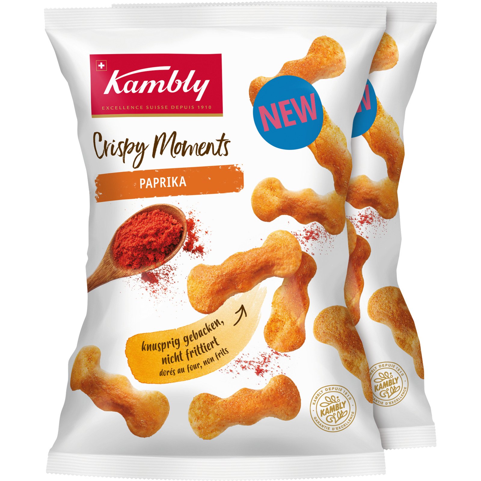 Kambly Crispy Moments Paprika 2 x 100 g