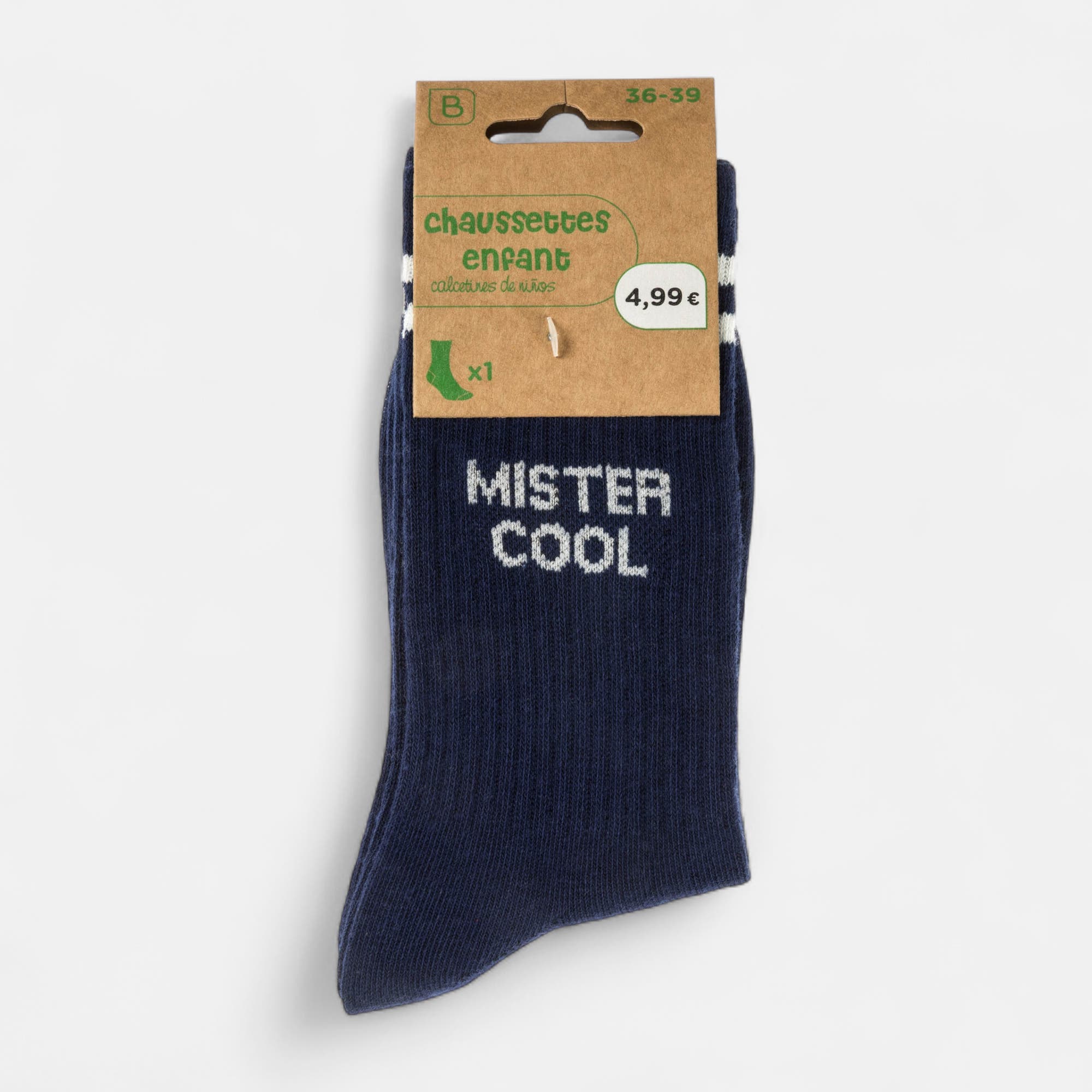 Chaussettes Enfant bleu marine
