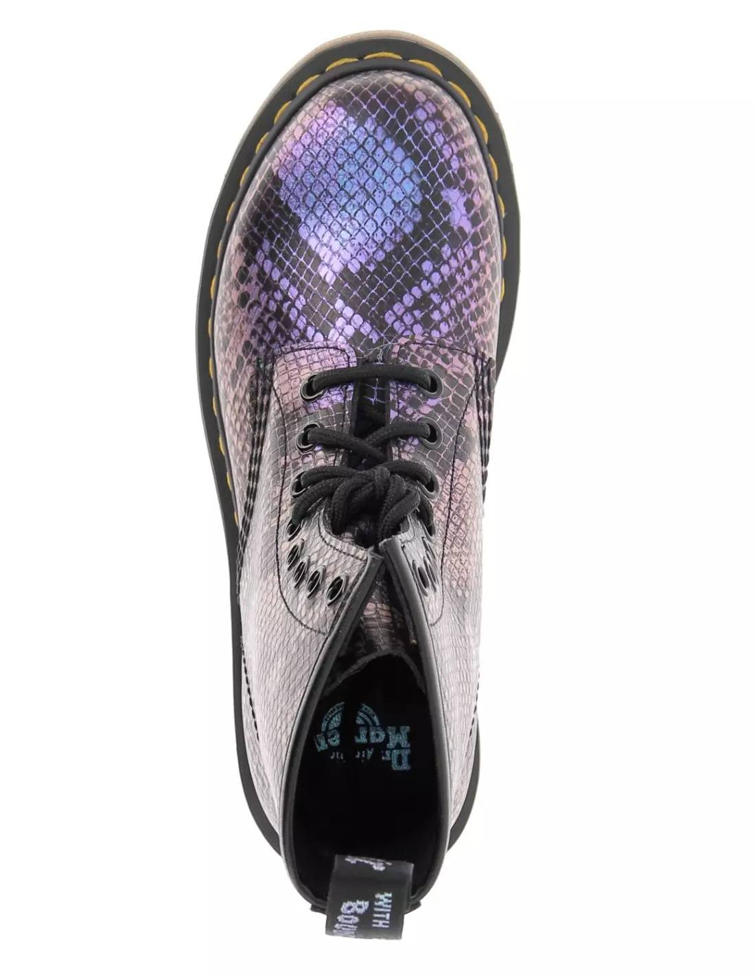 1460 PASCAL IRIDESCENT VIPER - Boots & bottines BLACKBLUEVIPERCROCEMBOSS