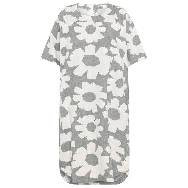 KnowledgeCotton Apparel - Women's Linen-Mix Printed T-Shirt Dress - Robe