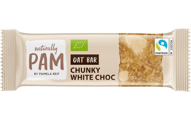 Riegel Bio Oat Bar – Chunky White Choc 12 x 40 gBio-Haferriegel mit weisser Schokolade