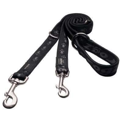 Rogz Alpinist Hundeleine Schwarz 180cm