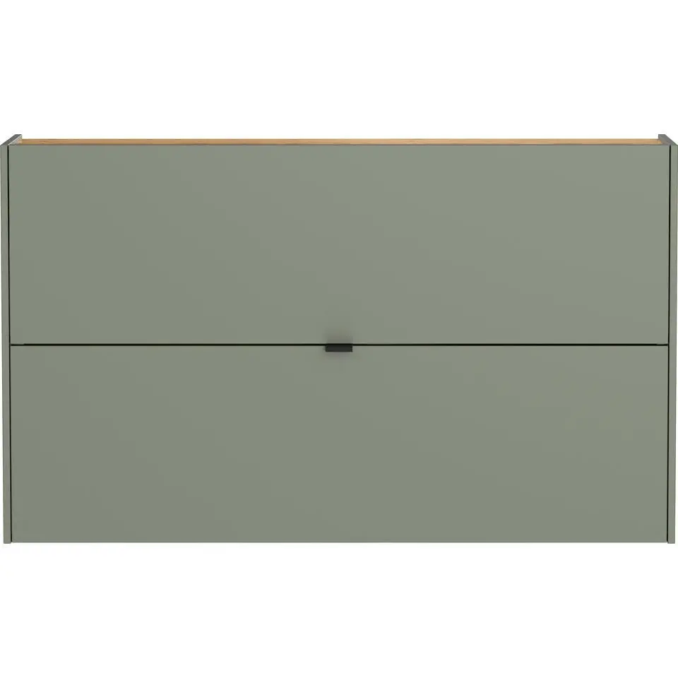 Germania Schoenenkast Elton - 140 x 19 x 85 cm - Satijngroen design