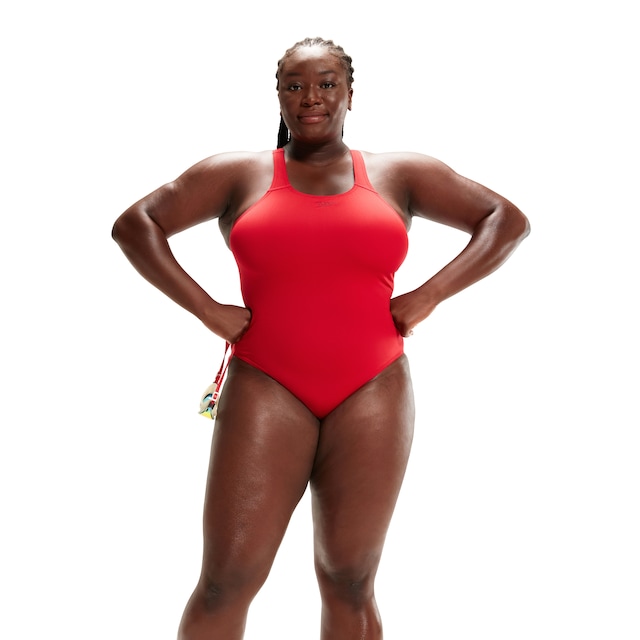 Speedo Badeanzug »END+ MEDALIST 1PC DKGRN«, mit Rückenausschnitt