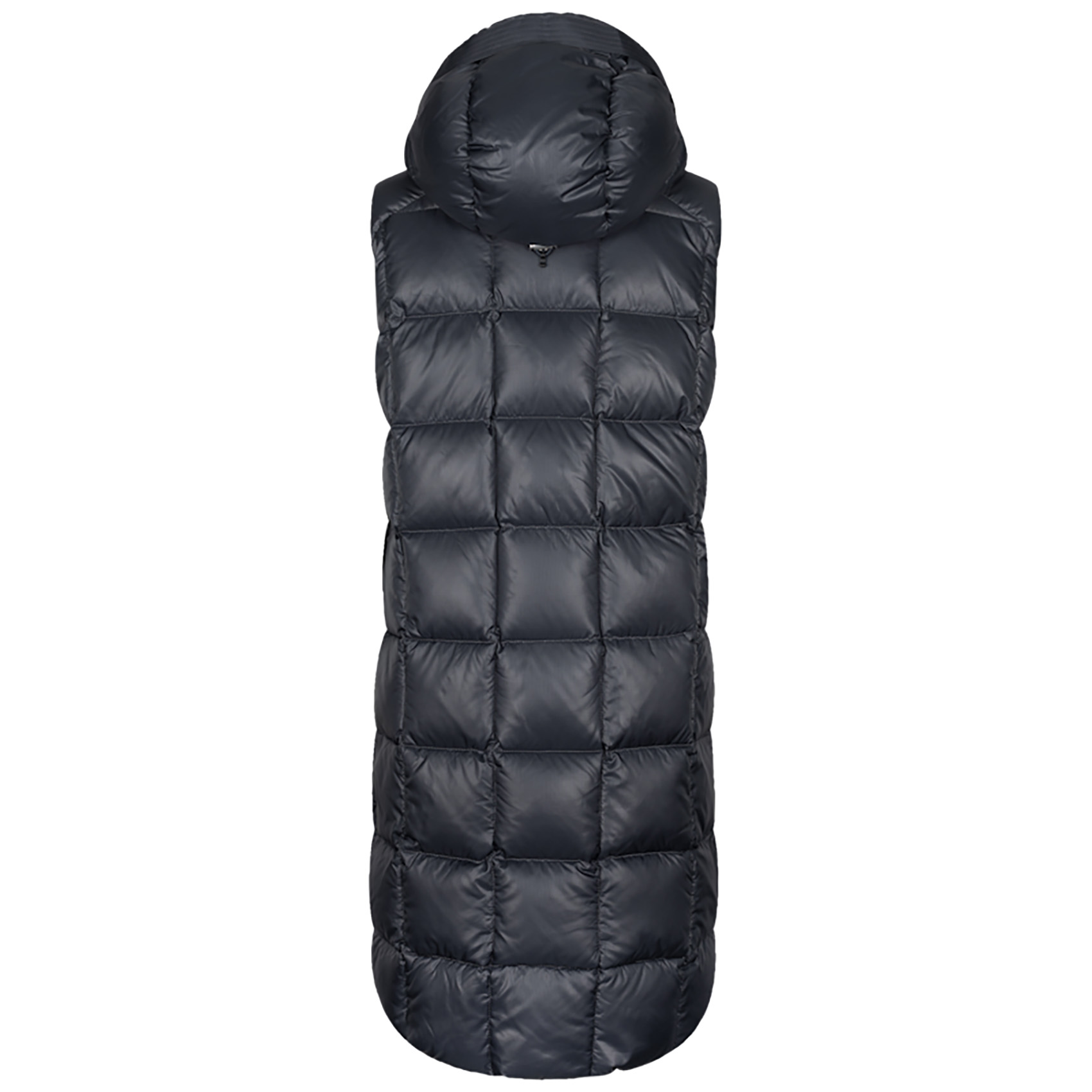 Moonlight Down Long Vest Dame Dark Blue
