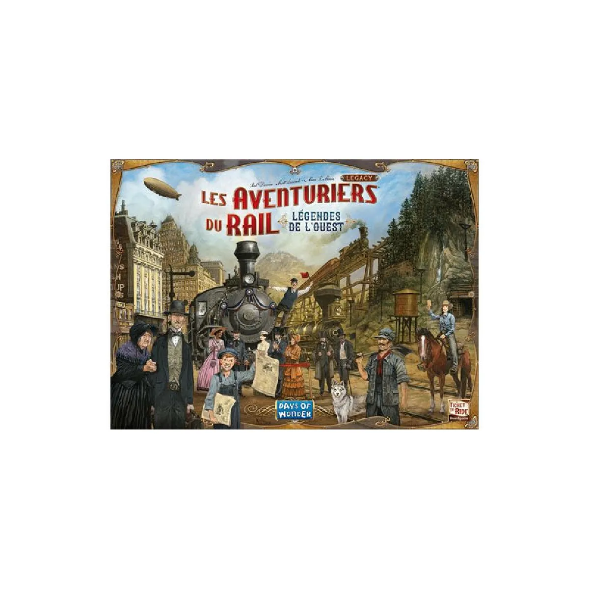 Asmodée Les Aventuriers du Rail Legacy