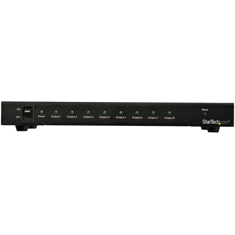 StarTech.com Splitter vidéo HDMI 4K 60 Hz à 8 ports - Répartiteur HDMI Ultra HD compatibe HDR