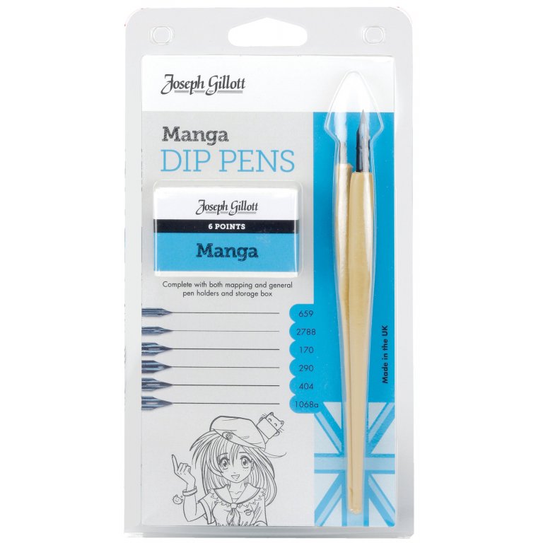 Joseph Gillot Manga Zeichenfeder-Set