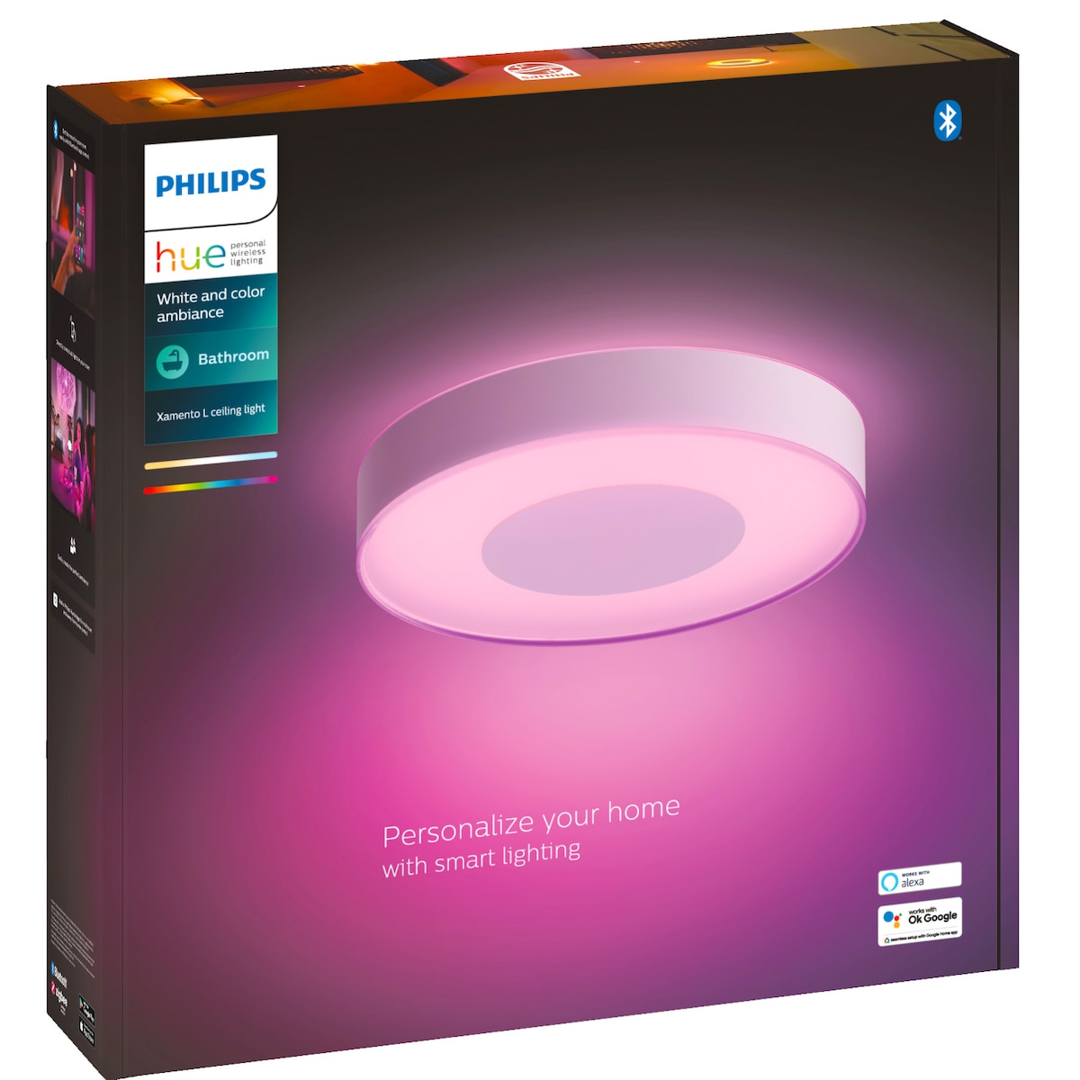Philips Hue Xamento L taklampe (hvit)