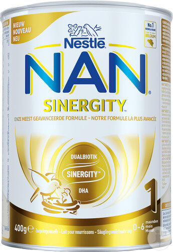 Nestlé Nan Sinergity 1 Lait Nourrissons 0-6 Mois Pot 400g