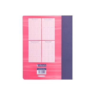 Calligraphe 7000 - Cahier de brouillon 17 x 22 cm - 96 pages - grands carreaux (Seyes) - disponible dans différentes couleurs