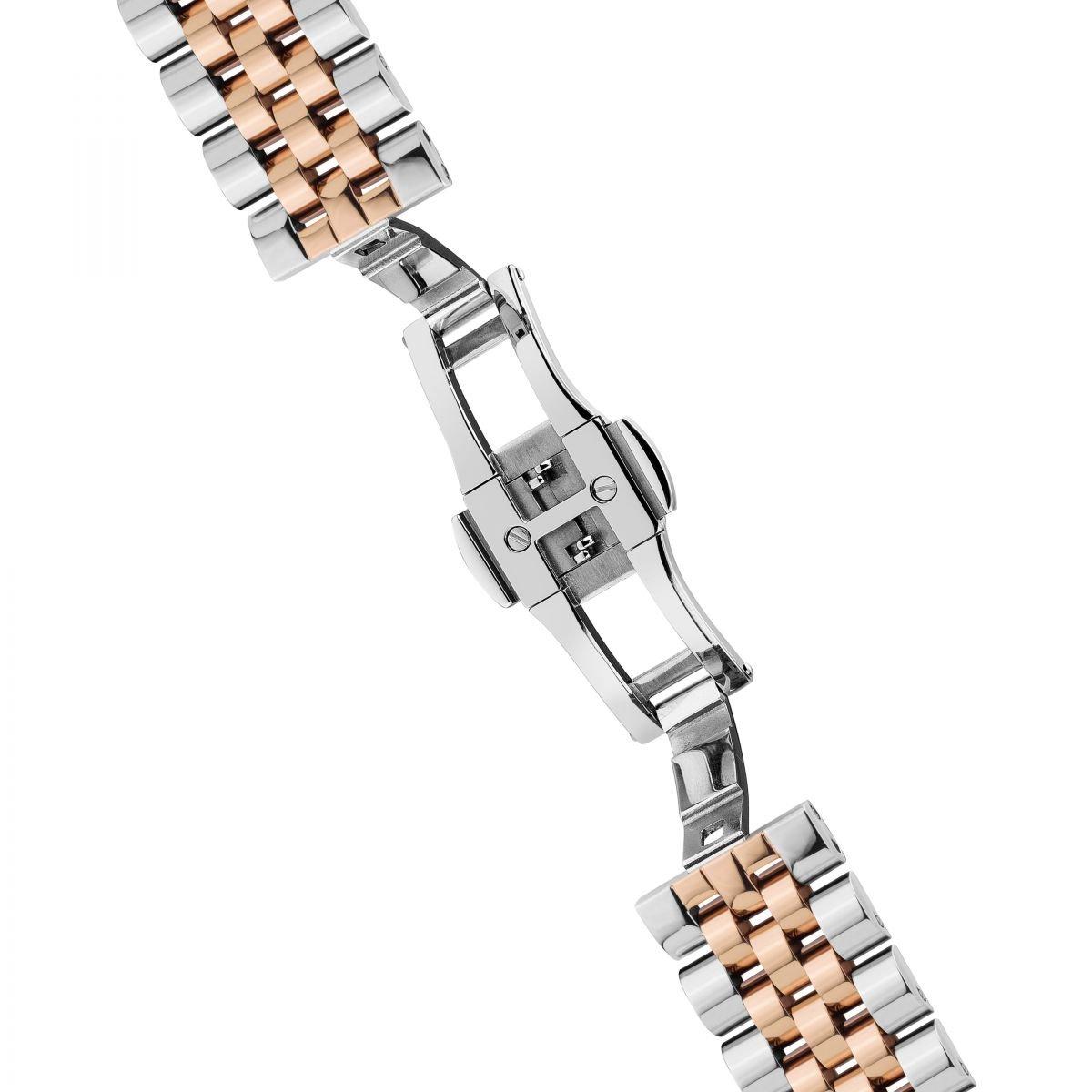 Ingersoll 1892 Mens Ingersoll Herald Automatic Silver Gold Watch