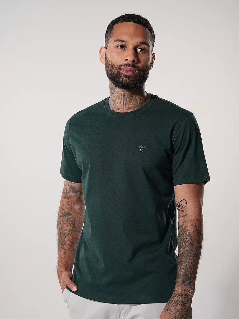 BARBOUR T-Shirt Regular Fit dunkelgrün