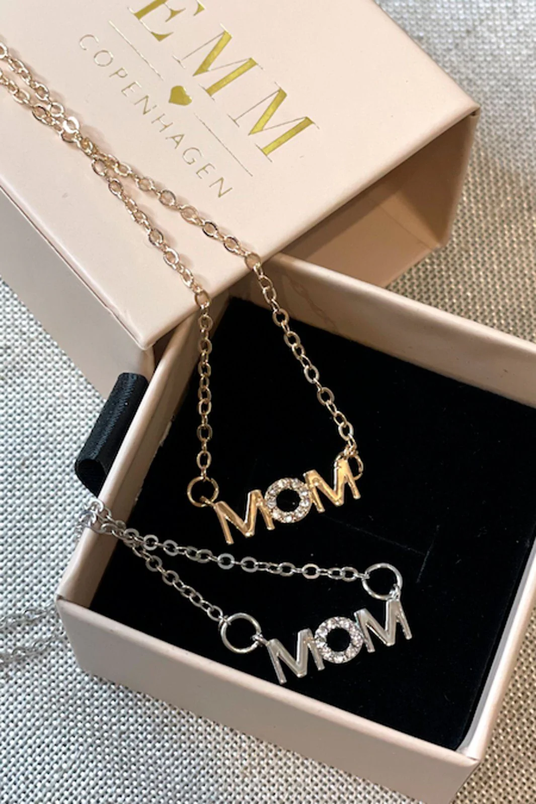 EMM Copenhagen MOM Necklace W. Zirkonia Stone lver